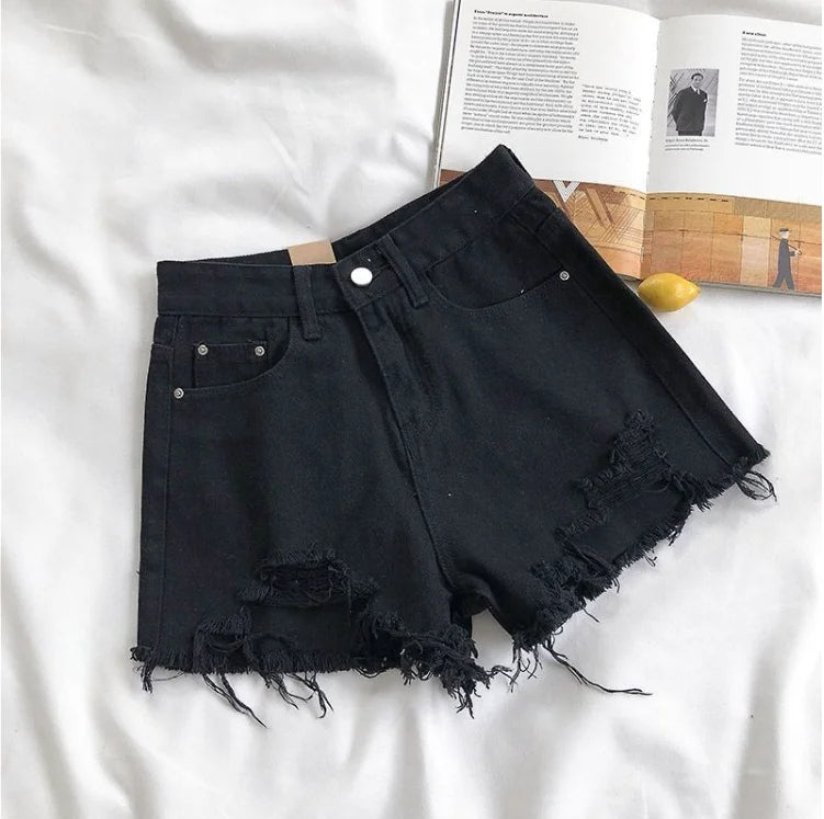Ψηλόμεσο Denim Shorts