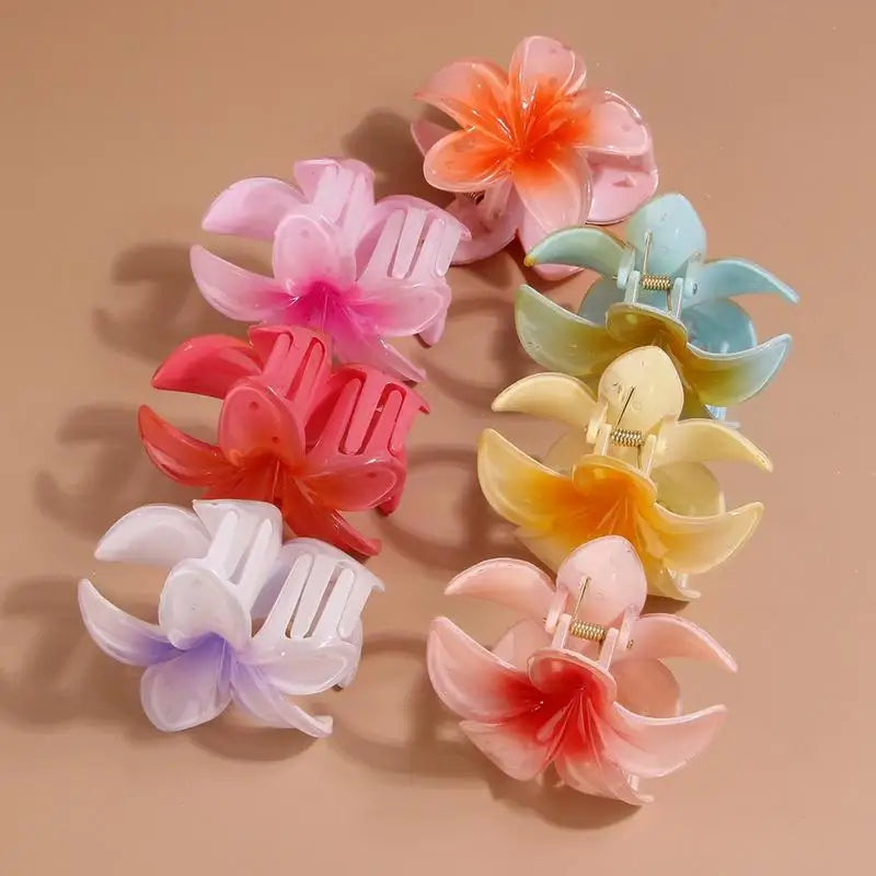 Hawaiian Flower Claw Clip
