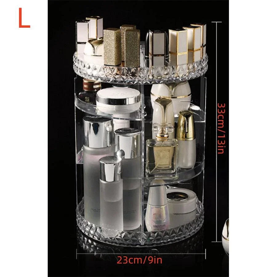 360° Rotatable Cosmetic Organizer