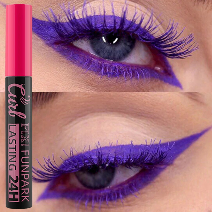 9 Color Mascara Thick Curl Waterproof