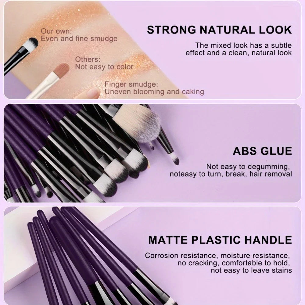 20PCS Makeup Brush Set
