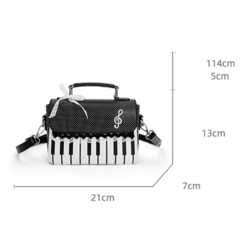 Piano Melody Bag – Statement Crossbody Bag