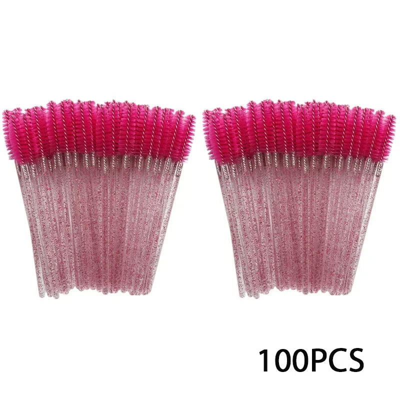 Disposable Mascara Wands 100pcs – Μίας Χρήσης για Μακιγιάζ