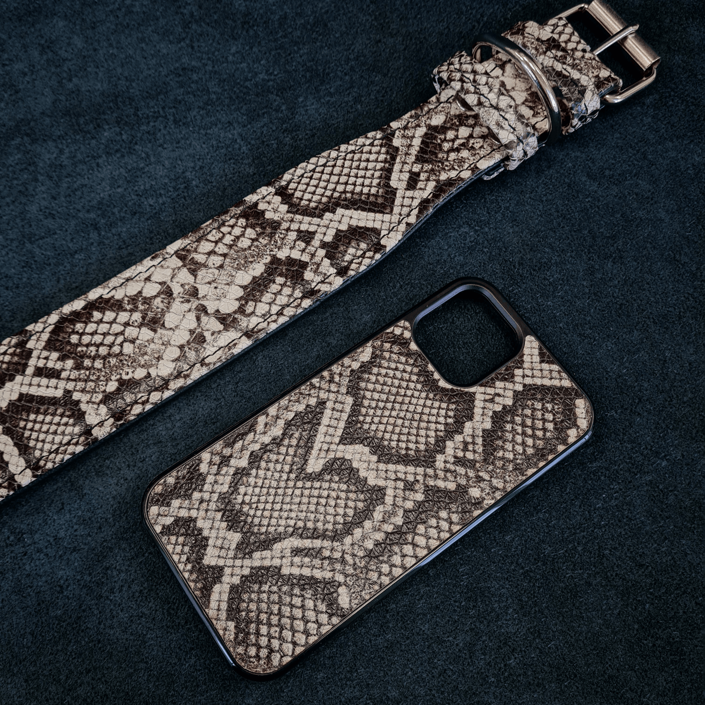 Bestia "Rock Python" Leather Phone Case-1