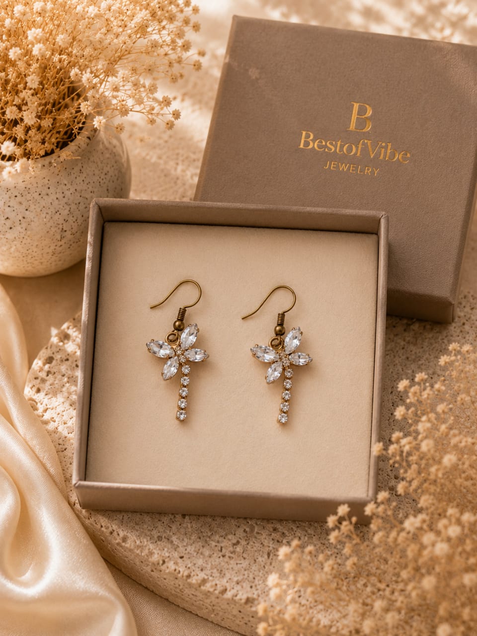 Butterfly Sparkle Earrings 🦋✨