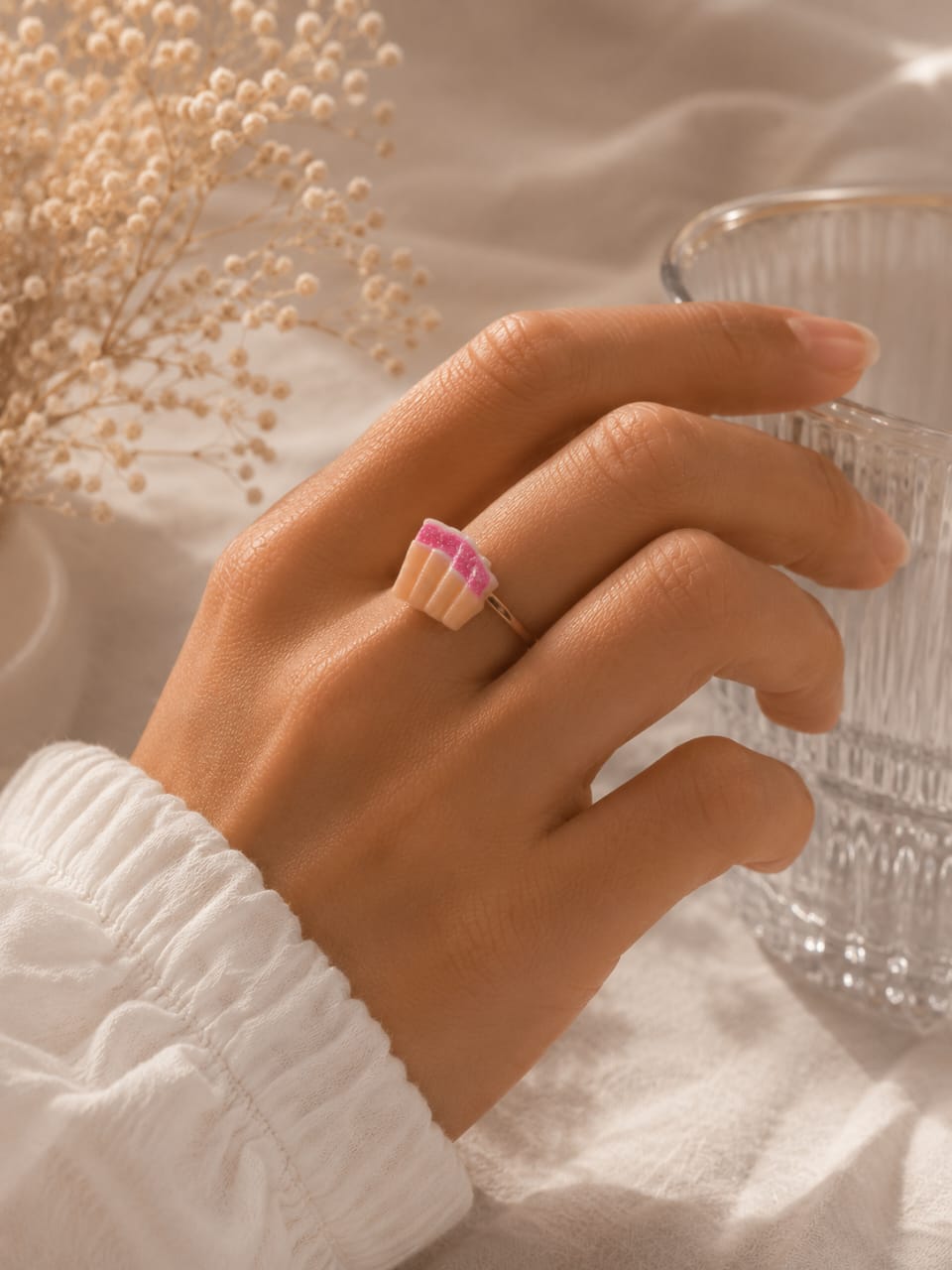Δαχτυλίδι Pink Wave