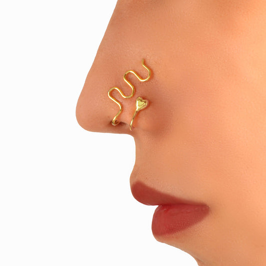 Fake Nose Ring χωρίς Piercing (2 τεμ.)