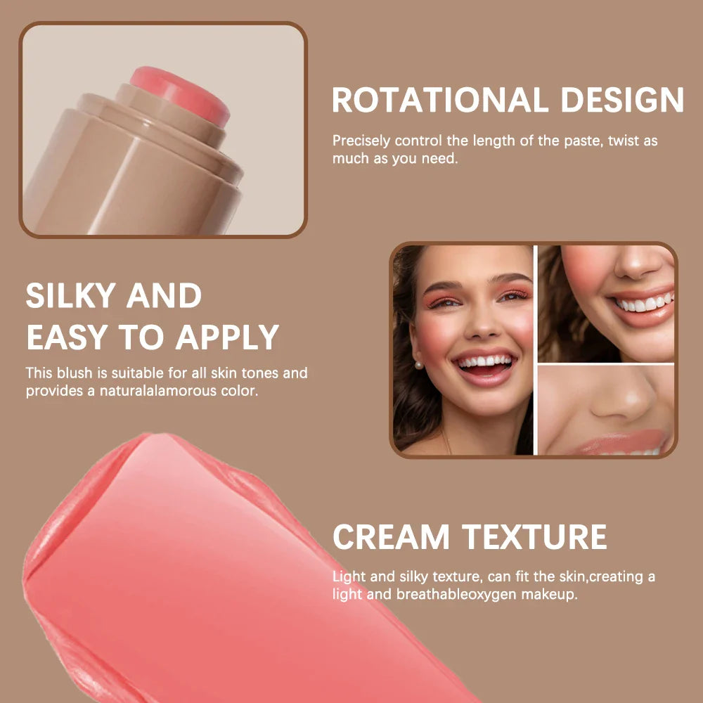 3 in 1 Blush Stick & Lip Gloss – Πολυχρηστικό Makeup Stick