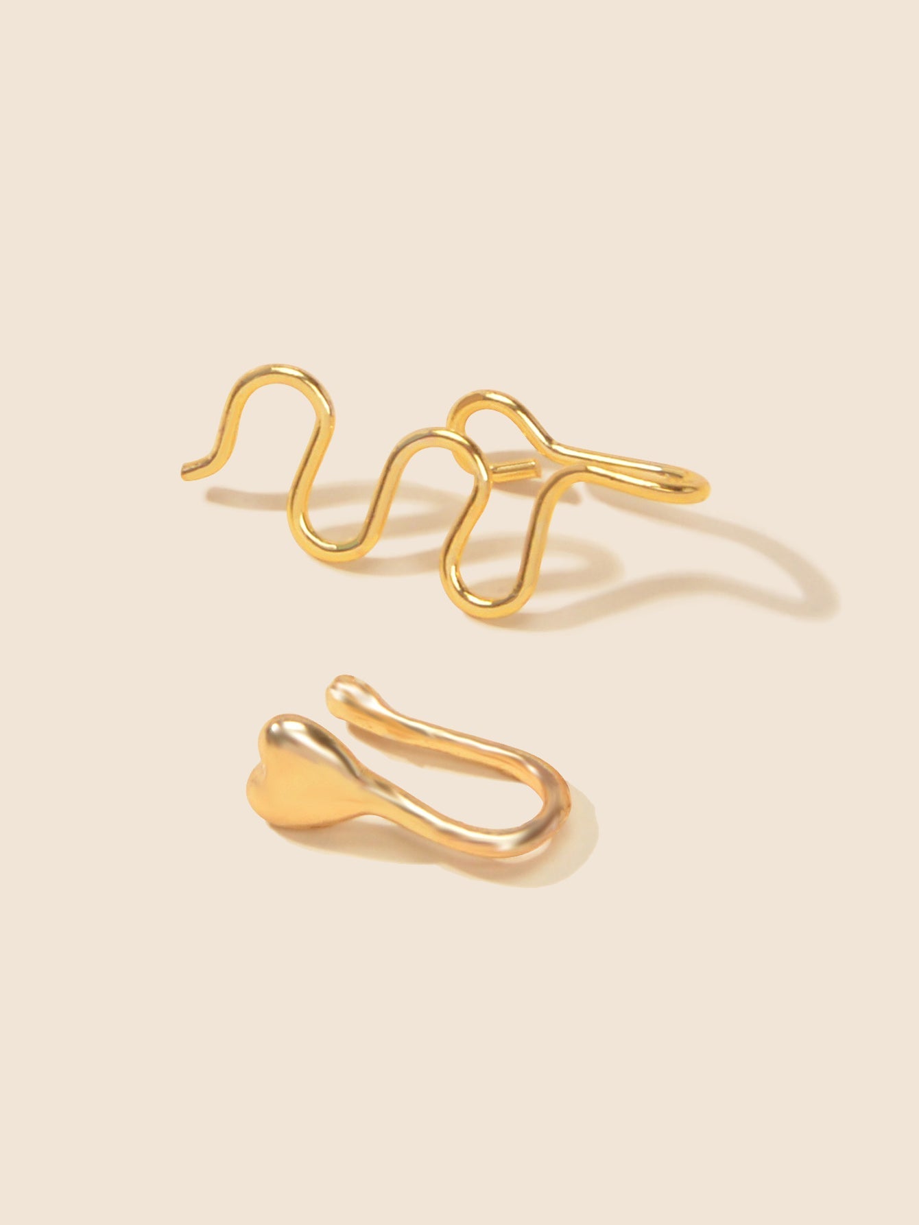 Fake Nose Ring χωρίς Piercing (2 τεμ.)