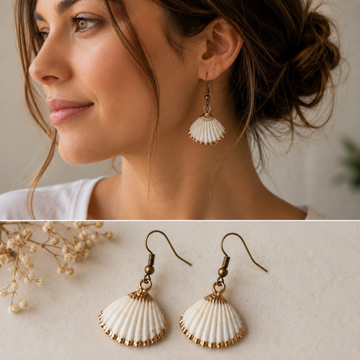 Seashell Dream Earrings 🐚