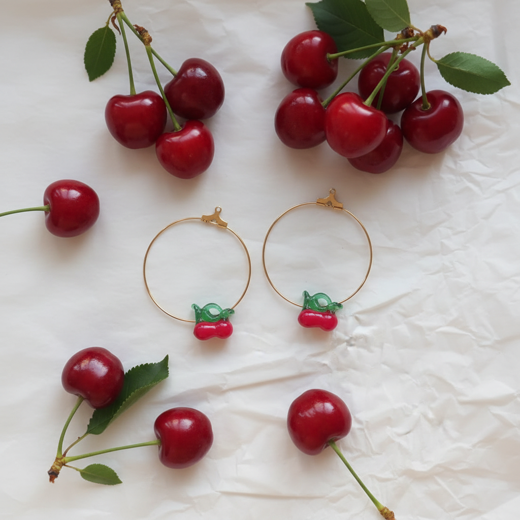 Σκουλαρίκια Cherry Kiss