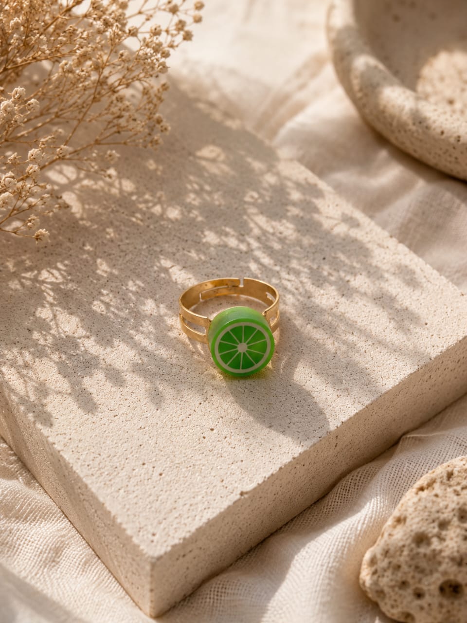Lime Slice Ring 🍋💚