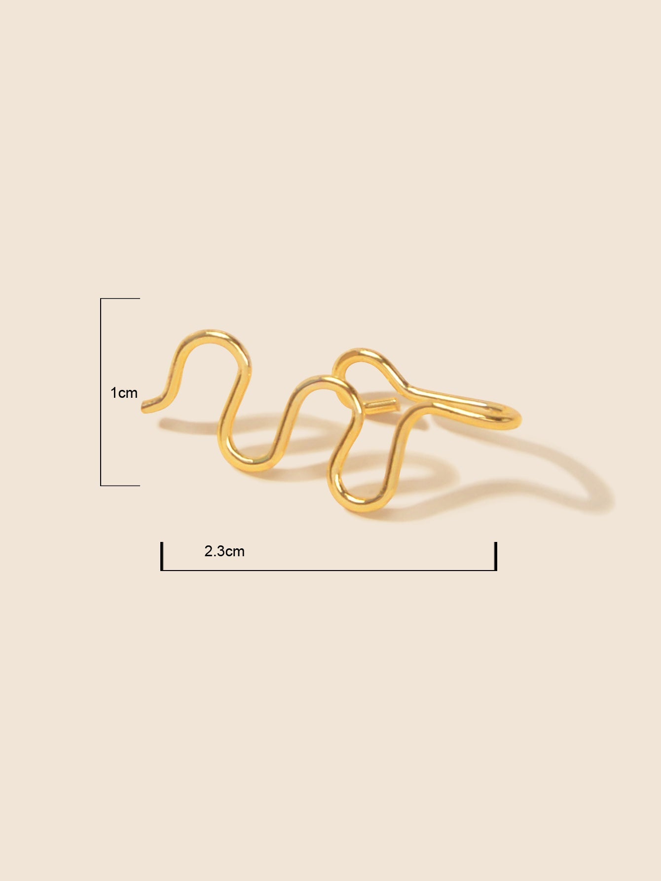 Fake Nose Ring χωρίς Piercing (2 τεμ.)