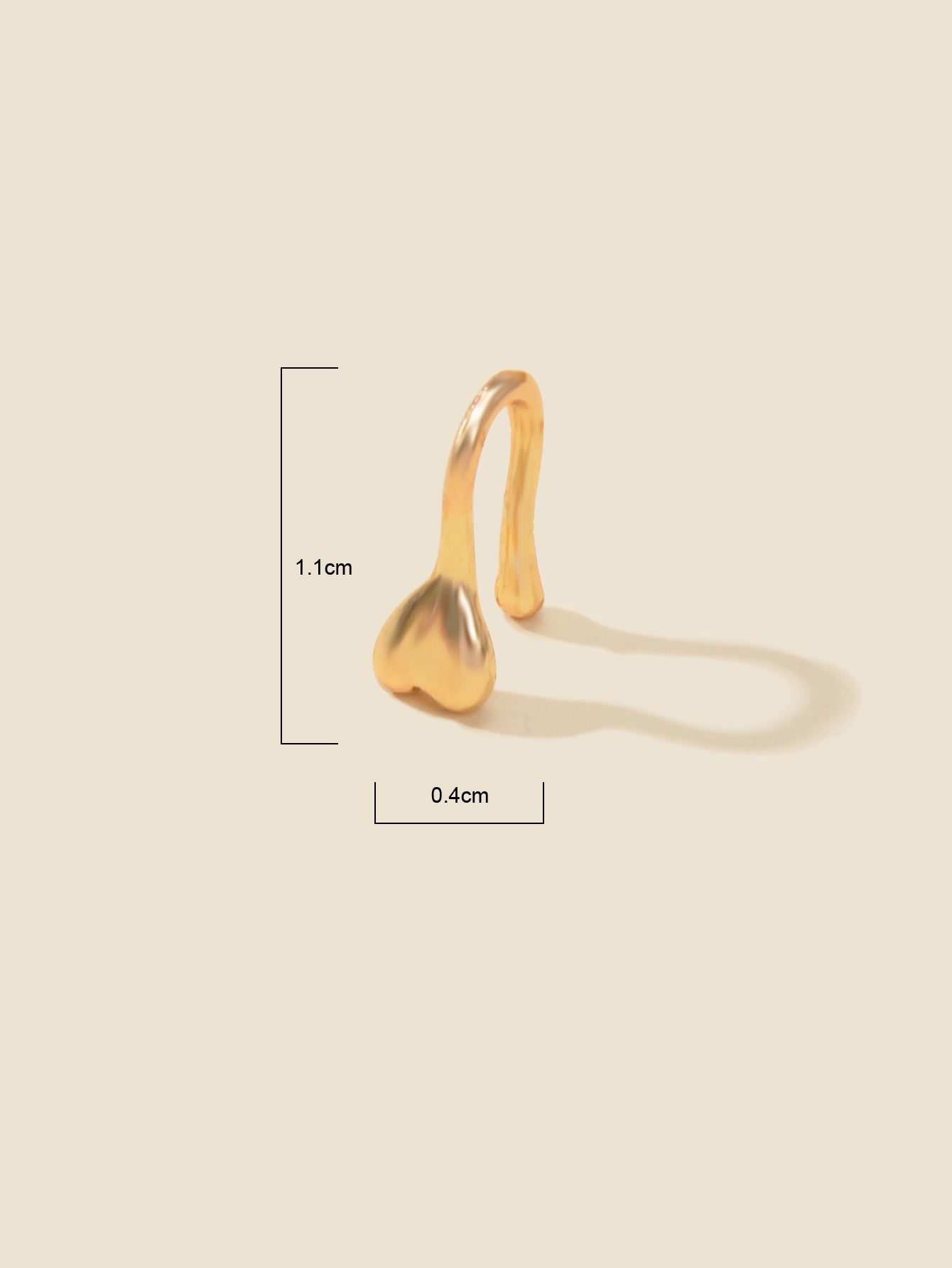 Fake Nose Ring χωρίς Piercing (2 τεμ.)