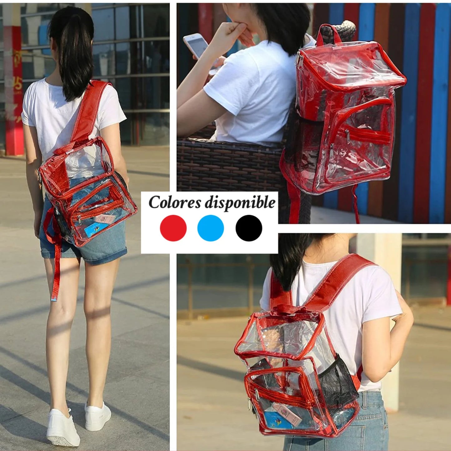 Διαφανής  school bag