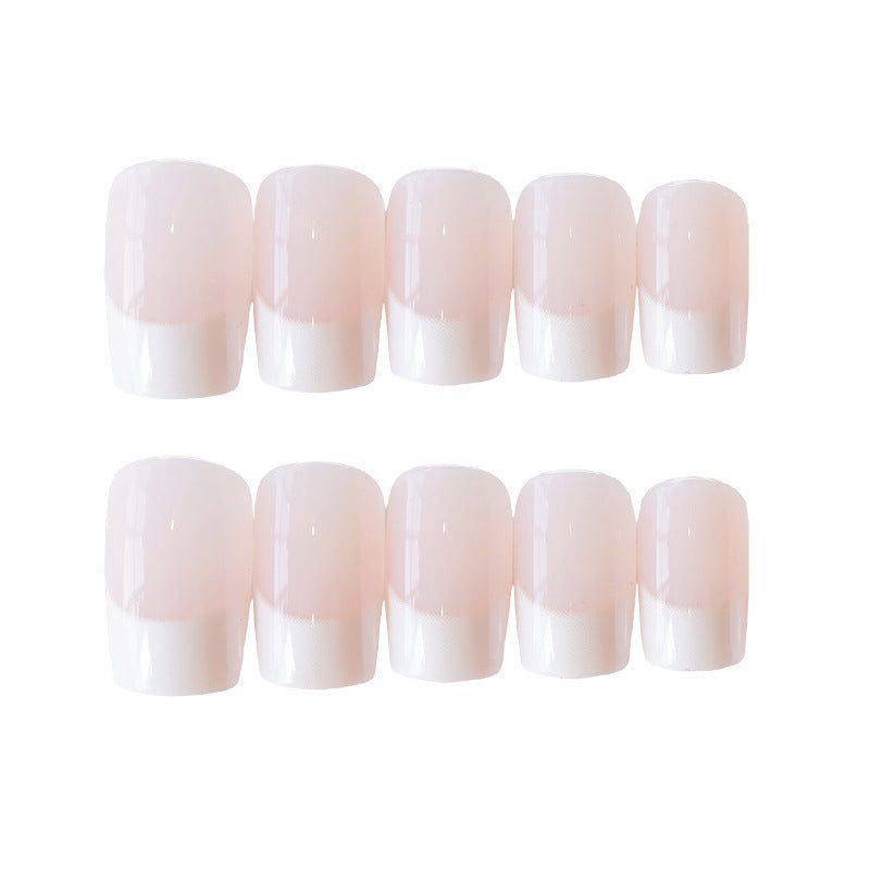 French Long Fake Nails | Κομψά French Νύχια ✨