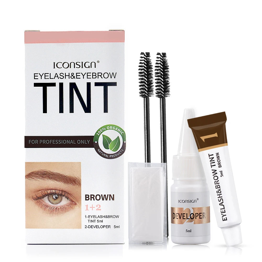 Σετ Tint Φρυδιών & Βλεφαρίδων – Μακράς Διάρκειας Αποτέλεσμα