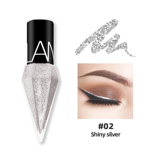 Shiny Liquid Eyeliner – Metallic Pigment