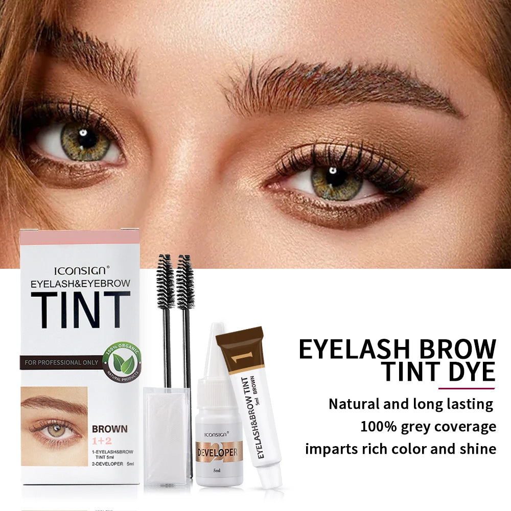 Σετ Tint Φρυδιών & Βλεφαρίδων – Μακράς Διάρκειας Αποτέλεσμα