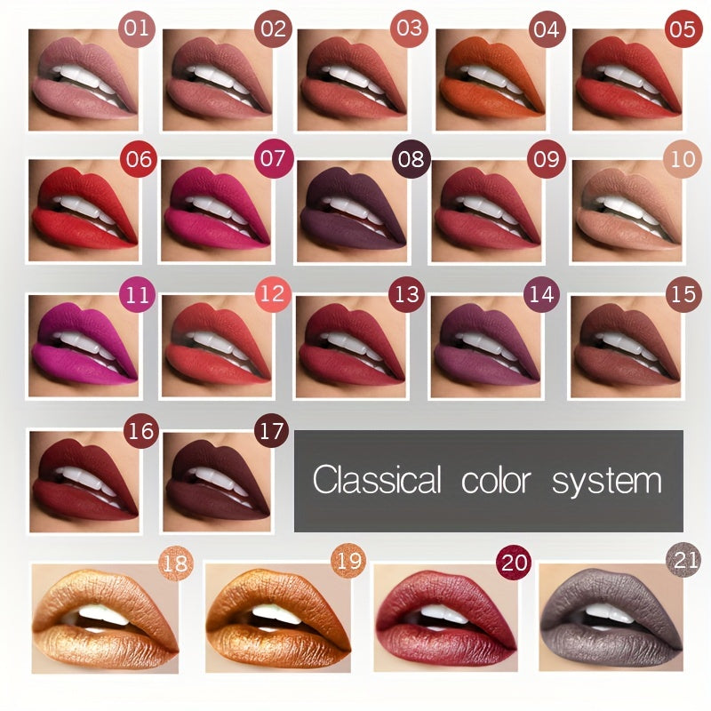 Kissable Colors Long-Lasting Lipsticks