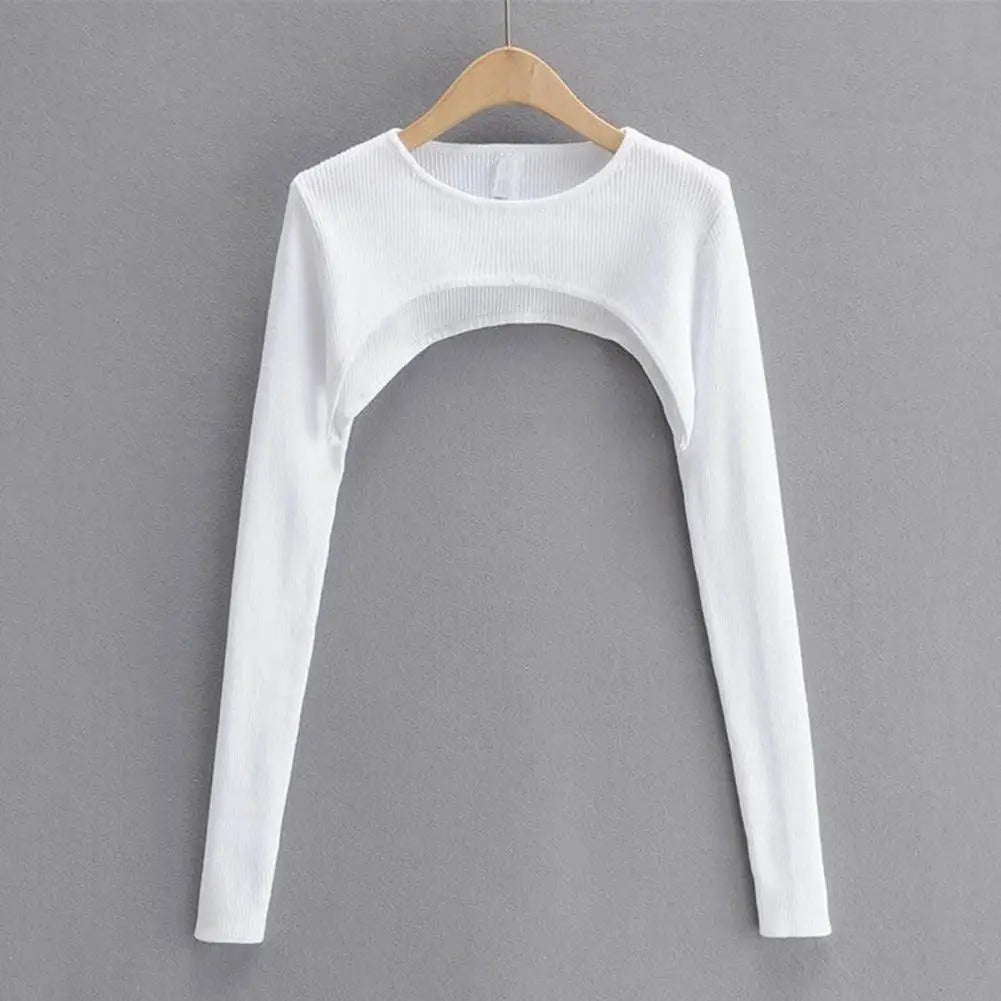 Long-sleeve Top Stylish Women's Crop Top