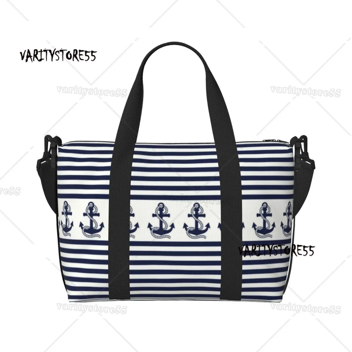 Nautical Beach Tote Bag