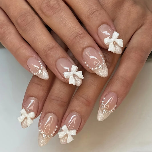 French Tip Press On Nails