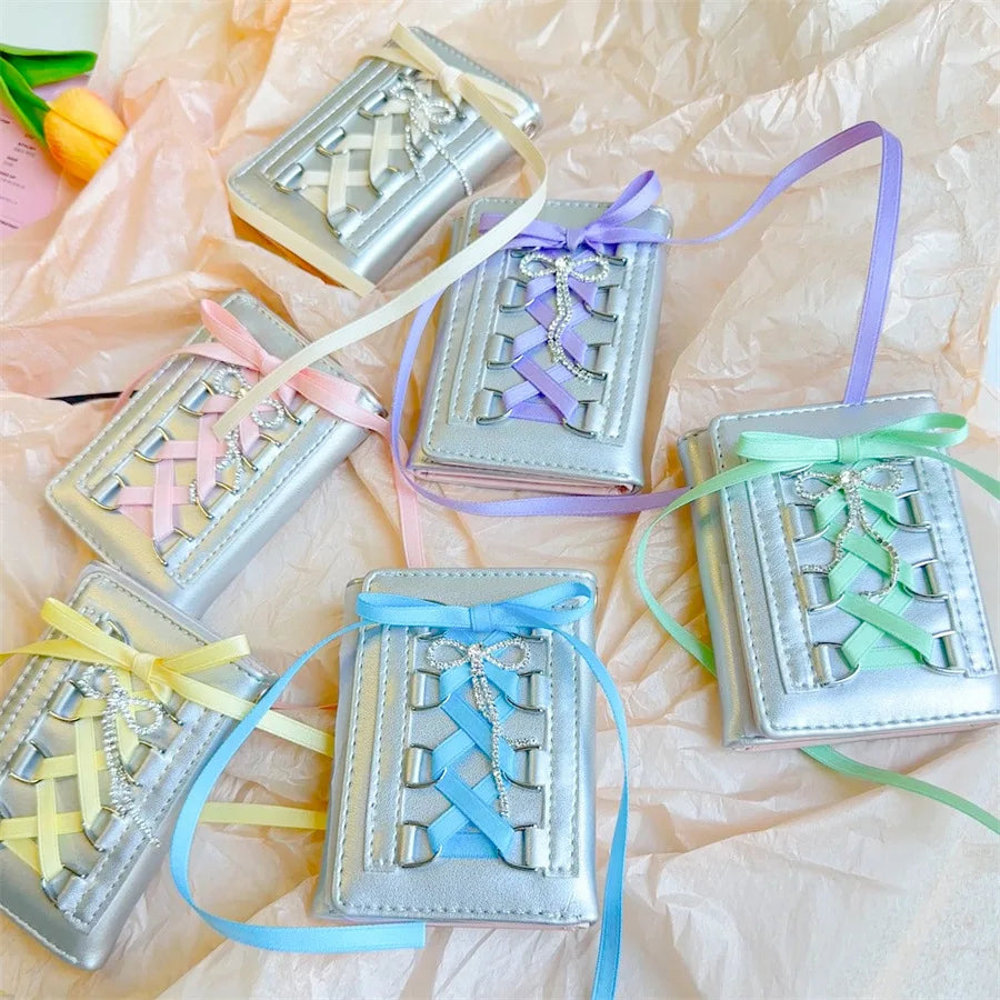 Fashion Ribbon Decoration Small Bag