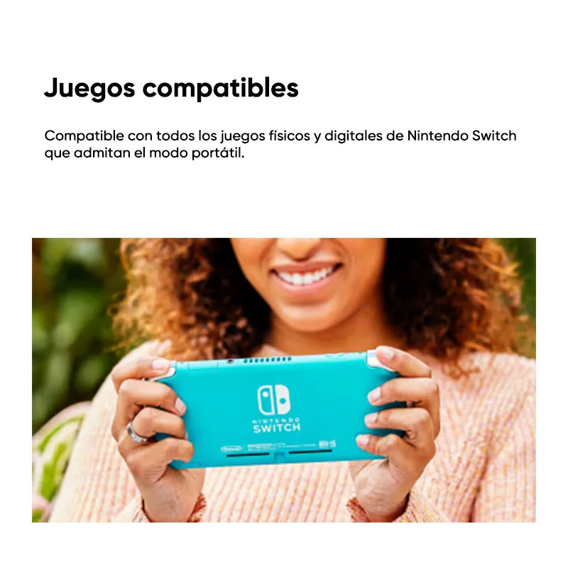 Nintendo Switch Lite - 32GB Batería 3570mah 5.5'' Compact and lightweight Built-in controllers Compatible games