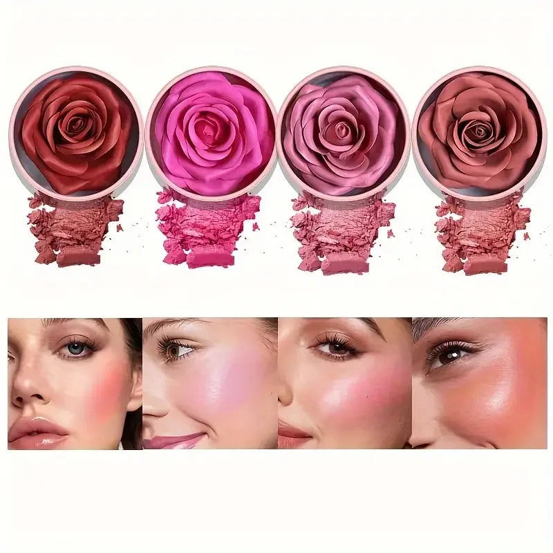 4-Shade Rose Petal Blush