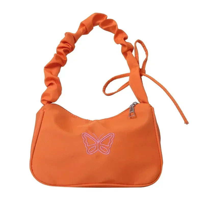Y2K Shoulder Bag με Πεταλούδα