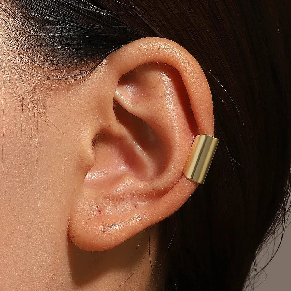 Punk Geometric Ear Cuff Earrings | Non-Piercing | BestOfVibe