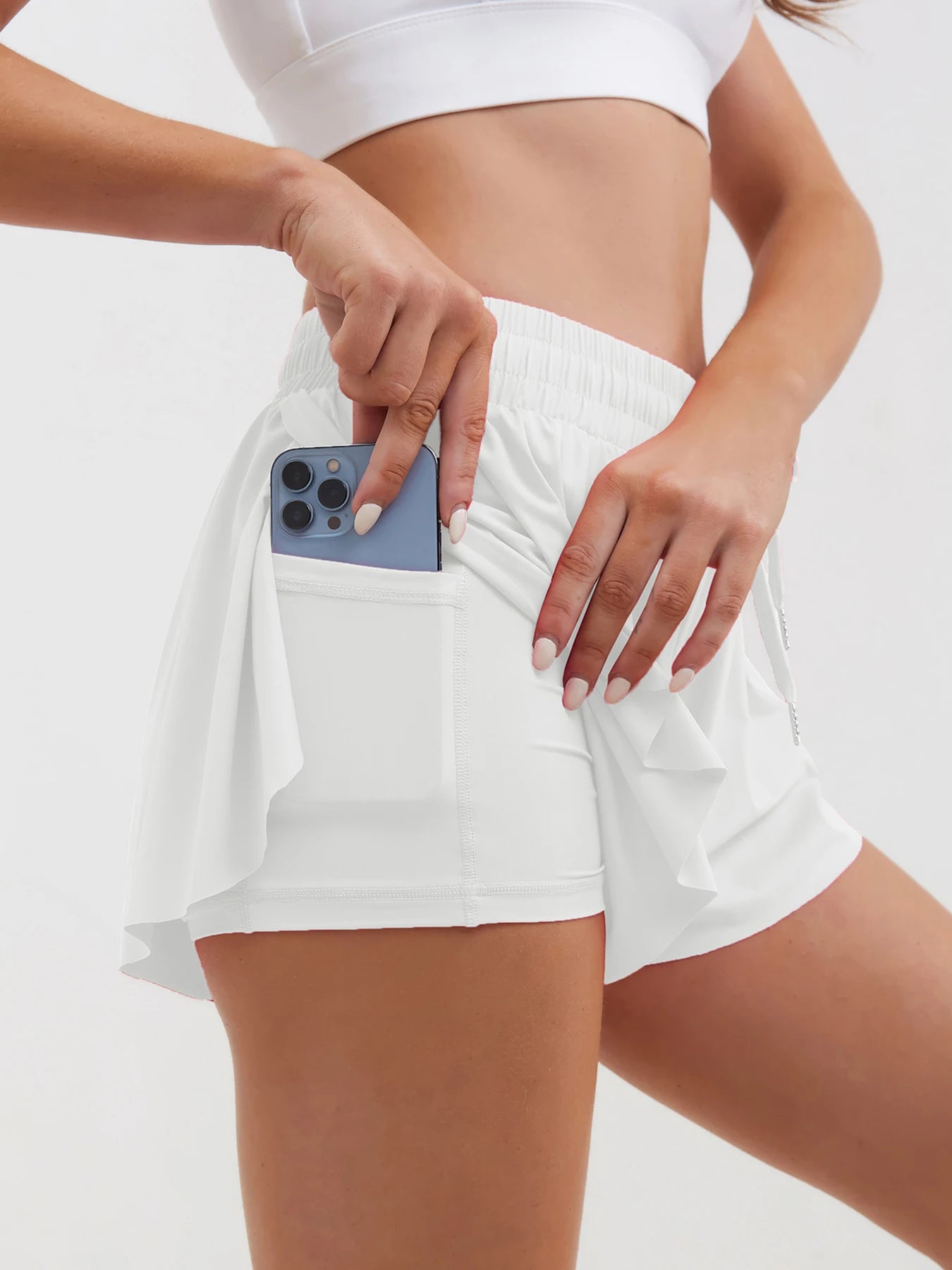 Αθλητικό Shorts με Εσωτερικό & Τσέπη – Tennis Style