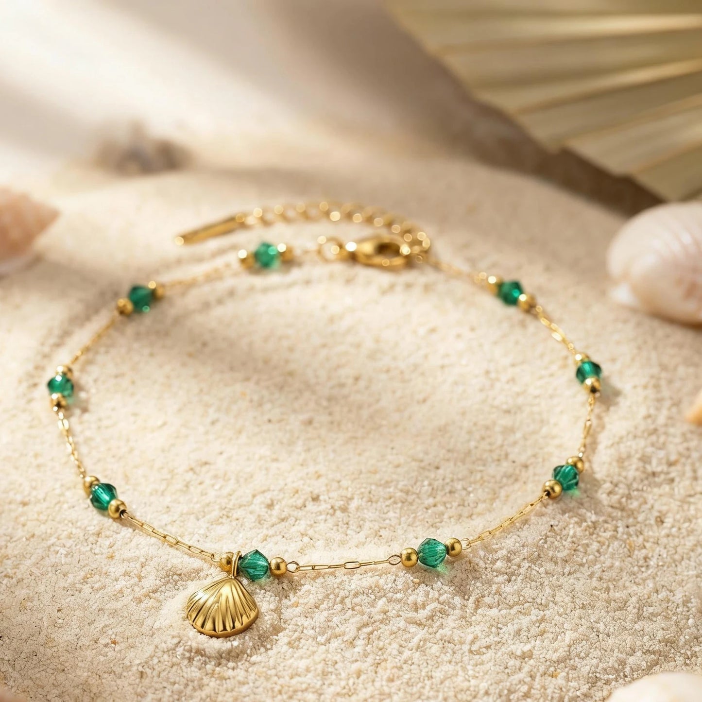 ✨ Shell Anklet – Summer Beach Vibes