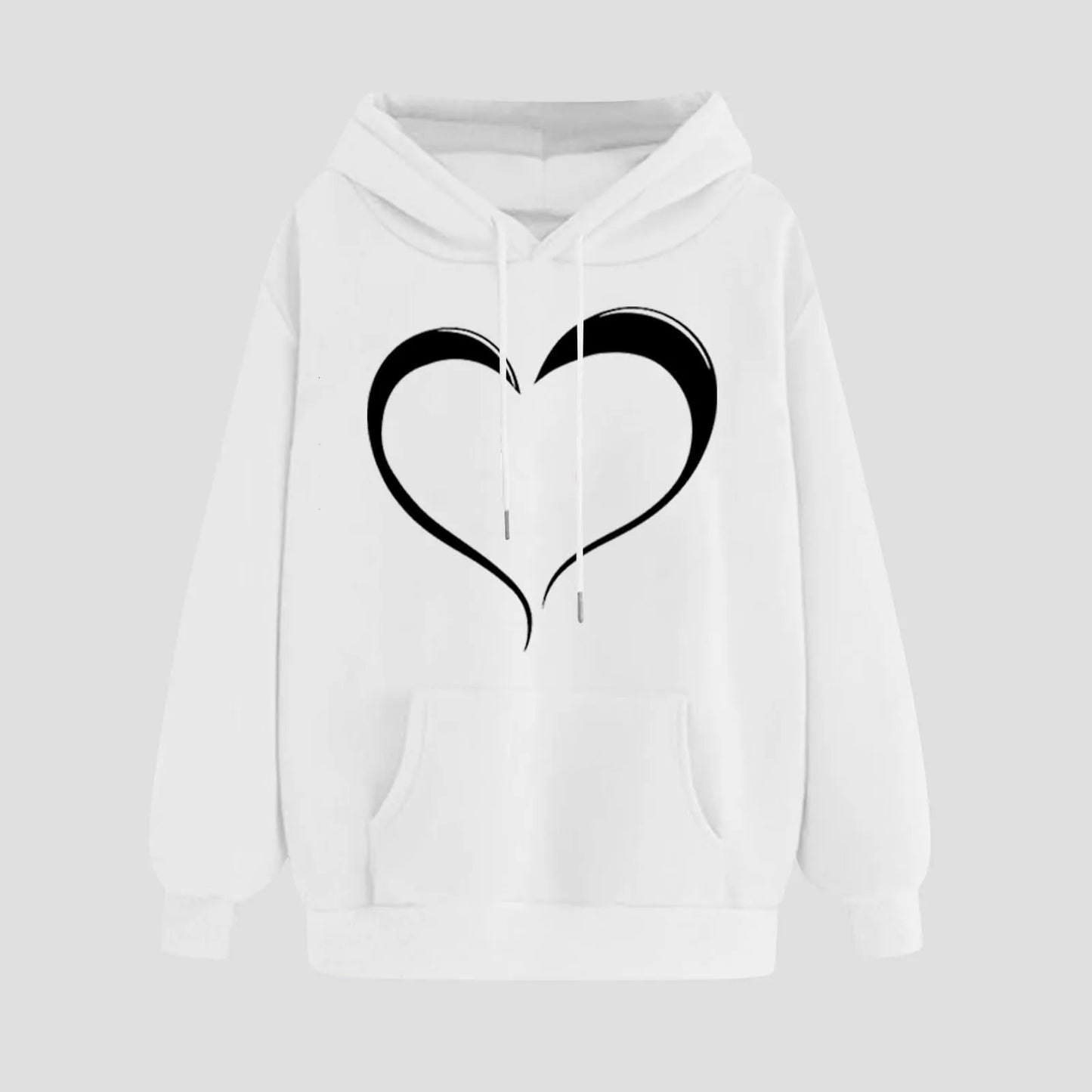 Women Hoodies  Heart Shapped