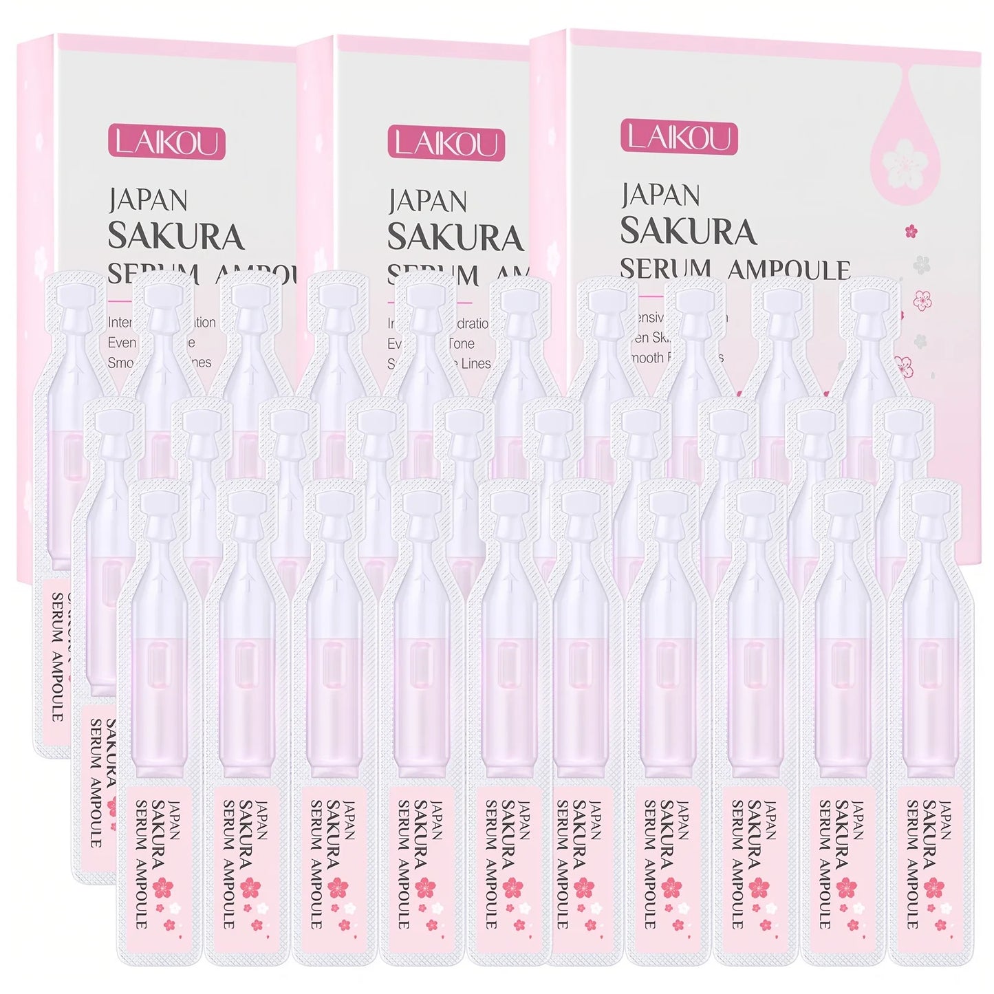 Japan Sakura Serum Ampoule – Ορός Λάμψης & Ενυδάτωσης με Άνθη Κερασιάς