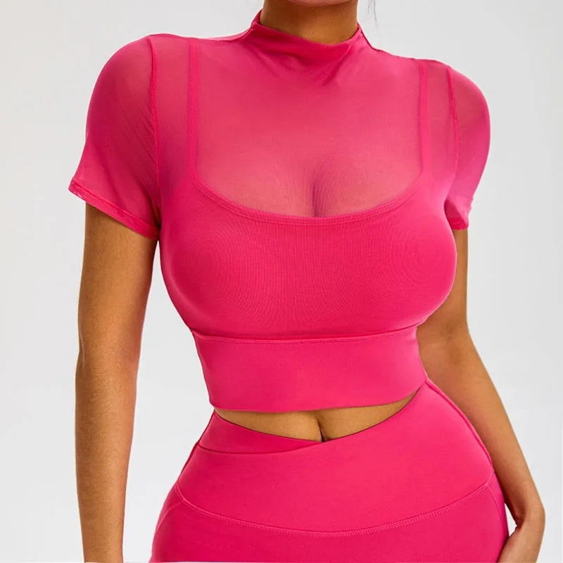 Top με Διάφανο Layer