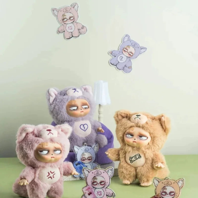LABUBU Sleep Grumpipi Series Vinyl Face Doll Blind Box rendy Macaro
