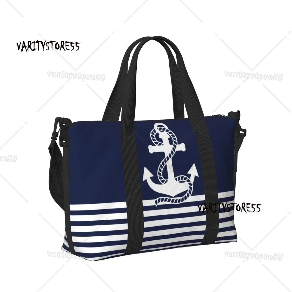 Nautical Beach Tote Bag