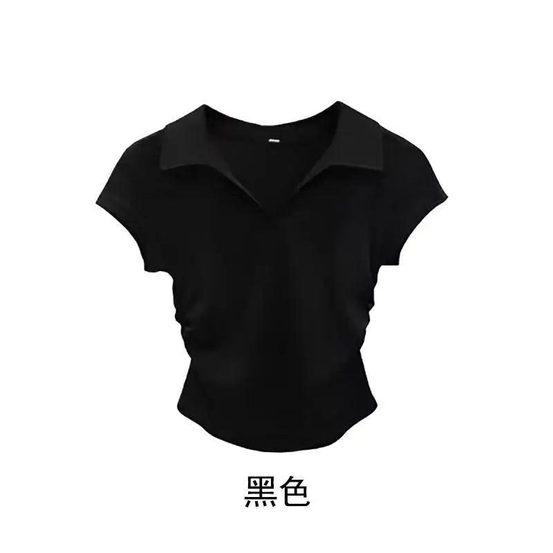 CLEAN GIRL POLO TOP ✨🤍