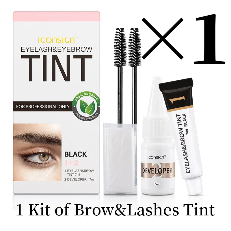Σετ Tint Φρυδιών & Βλεφαρίδων – Μακράς Διάρκειας Αποτέλεσμα