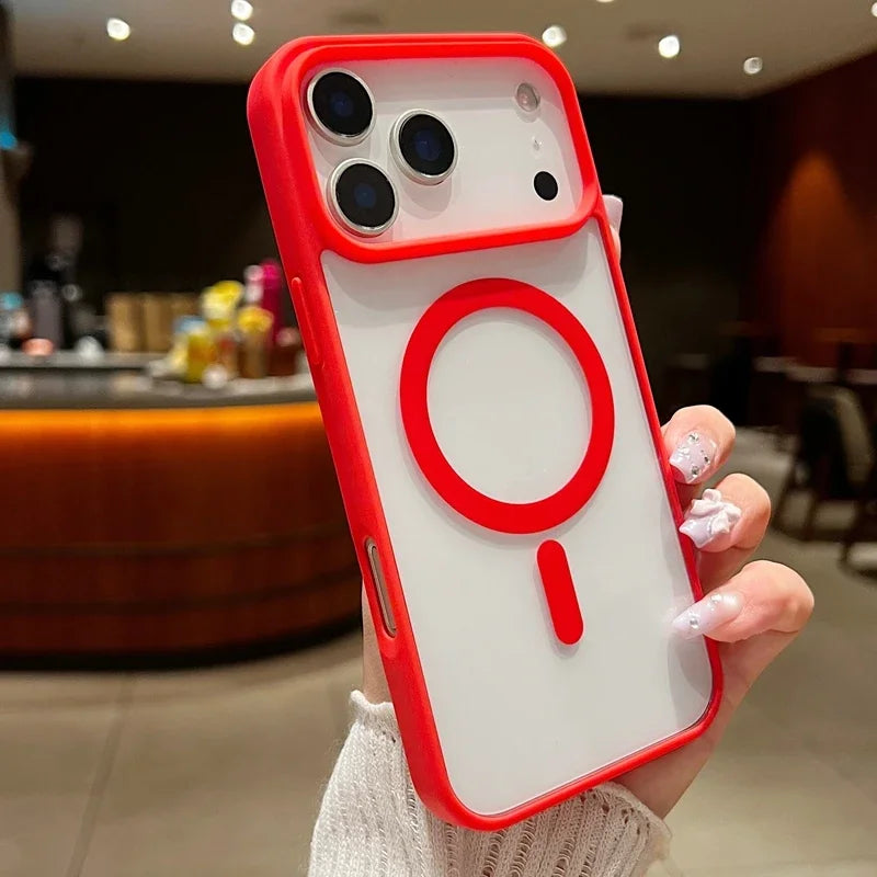 New 17 pro max Clear Magnetic Phone Case for iPhone 17 Air 17 pro max