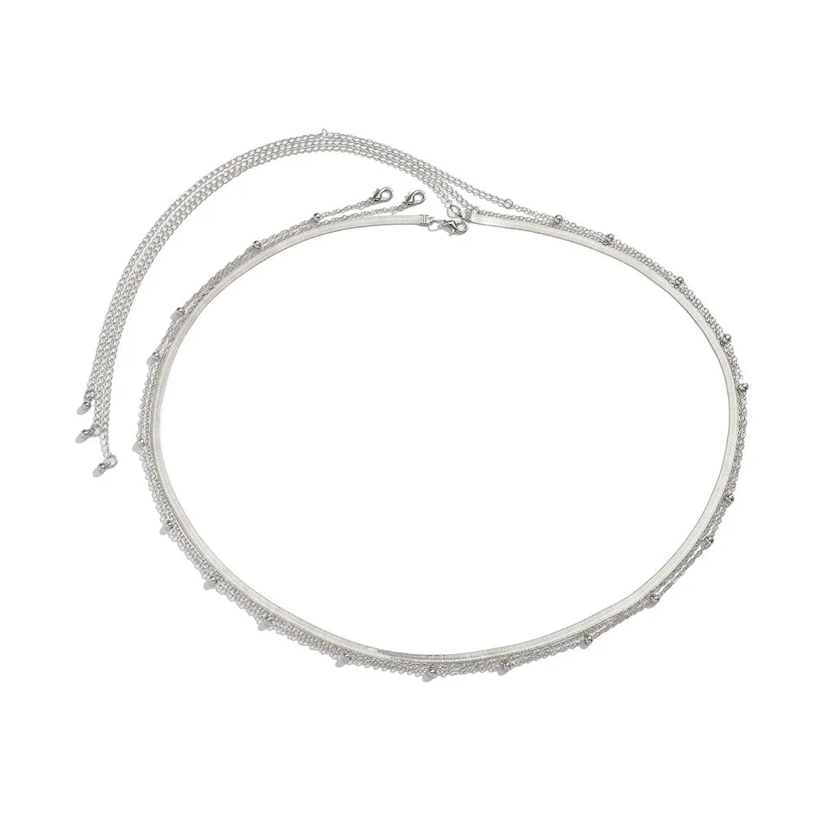 Flat Snake Chain Waist Belly Belt – Βody Chain