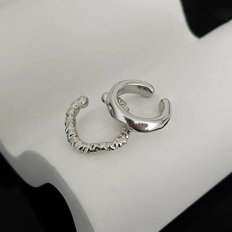 Punk Geometric Ear Cuff Earrings | Non-Piercing | BestOfVibe