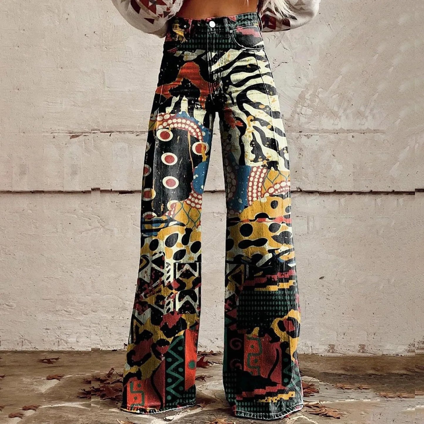 Wide Leg Flare Jeans