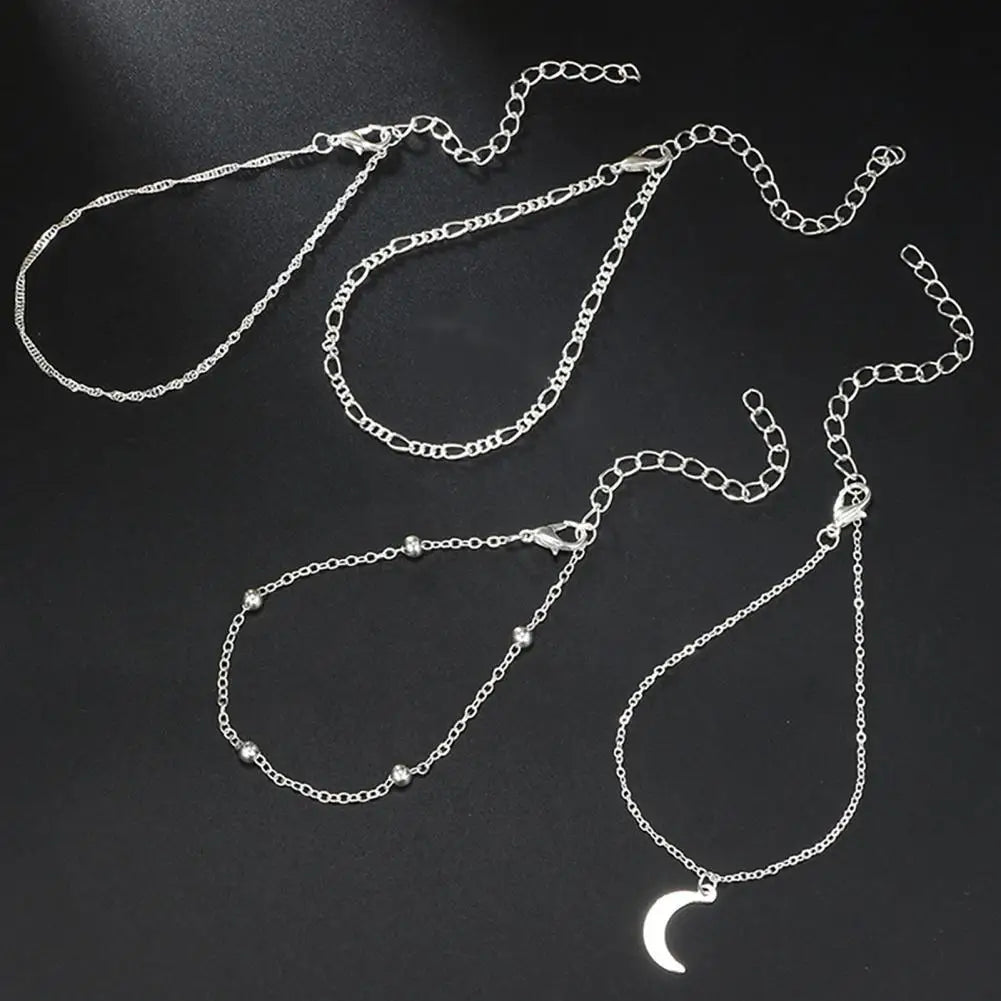 4Pcs  Ankle Bracelet