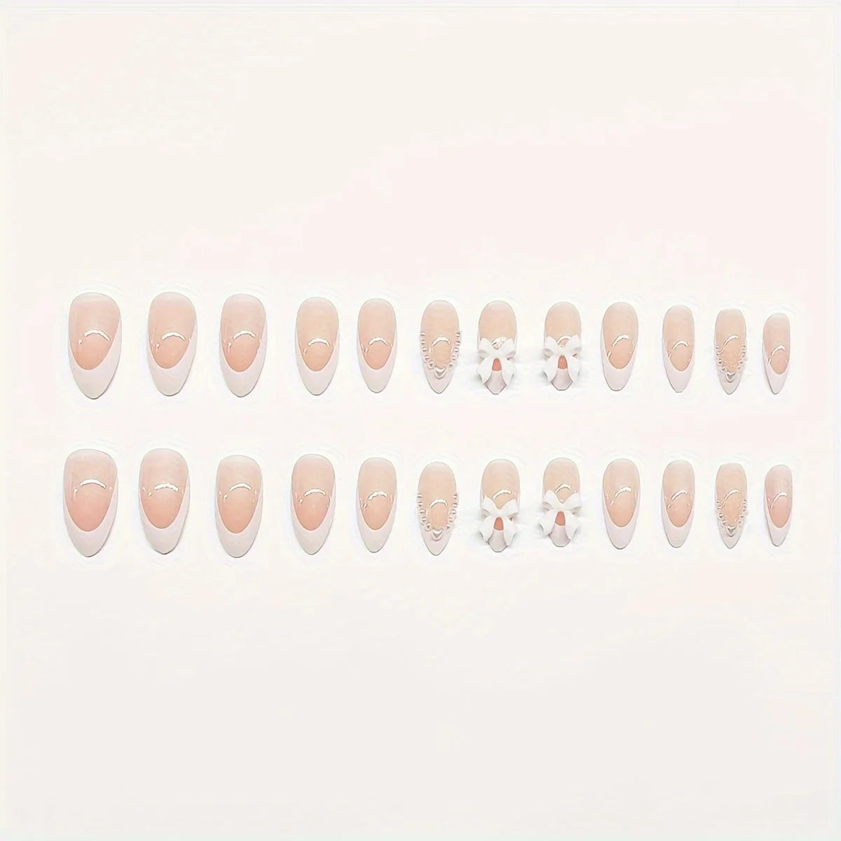 French Tip Press On Nails