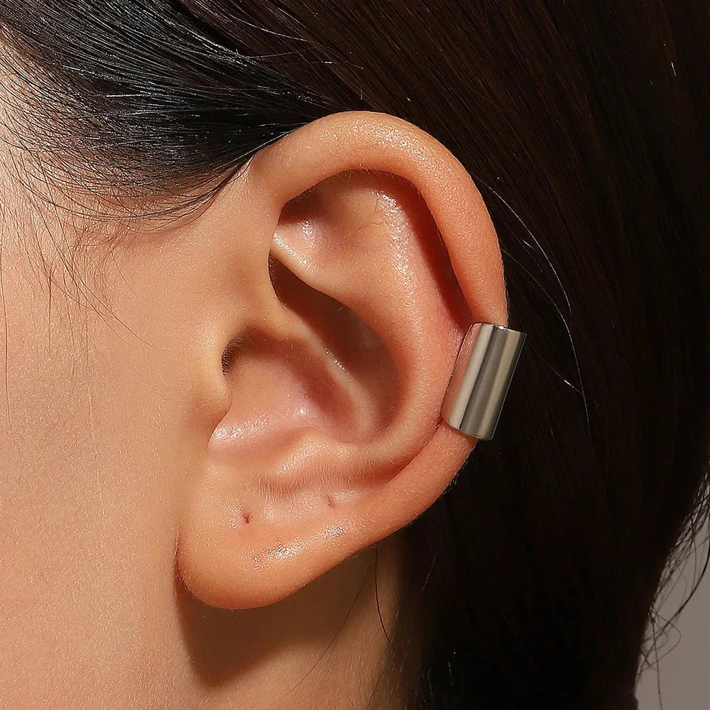 Punk Geometric Ear Cuff Earrings | Non-Piercing | BestOfVibe