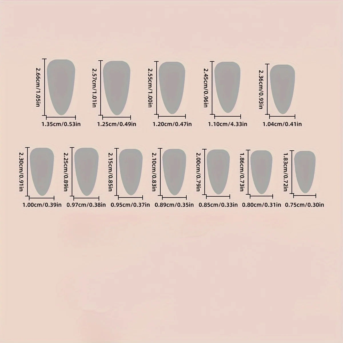 French Tip Press On Nails