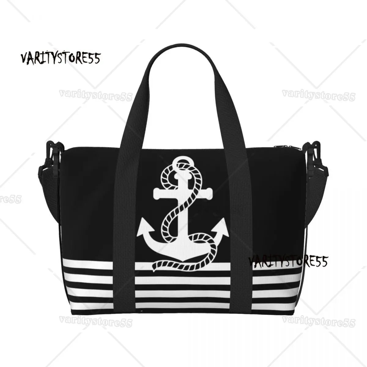 Nautical Beach Tote Bag